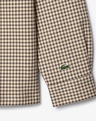 Regular Fit Cotton Plaid Overshirt