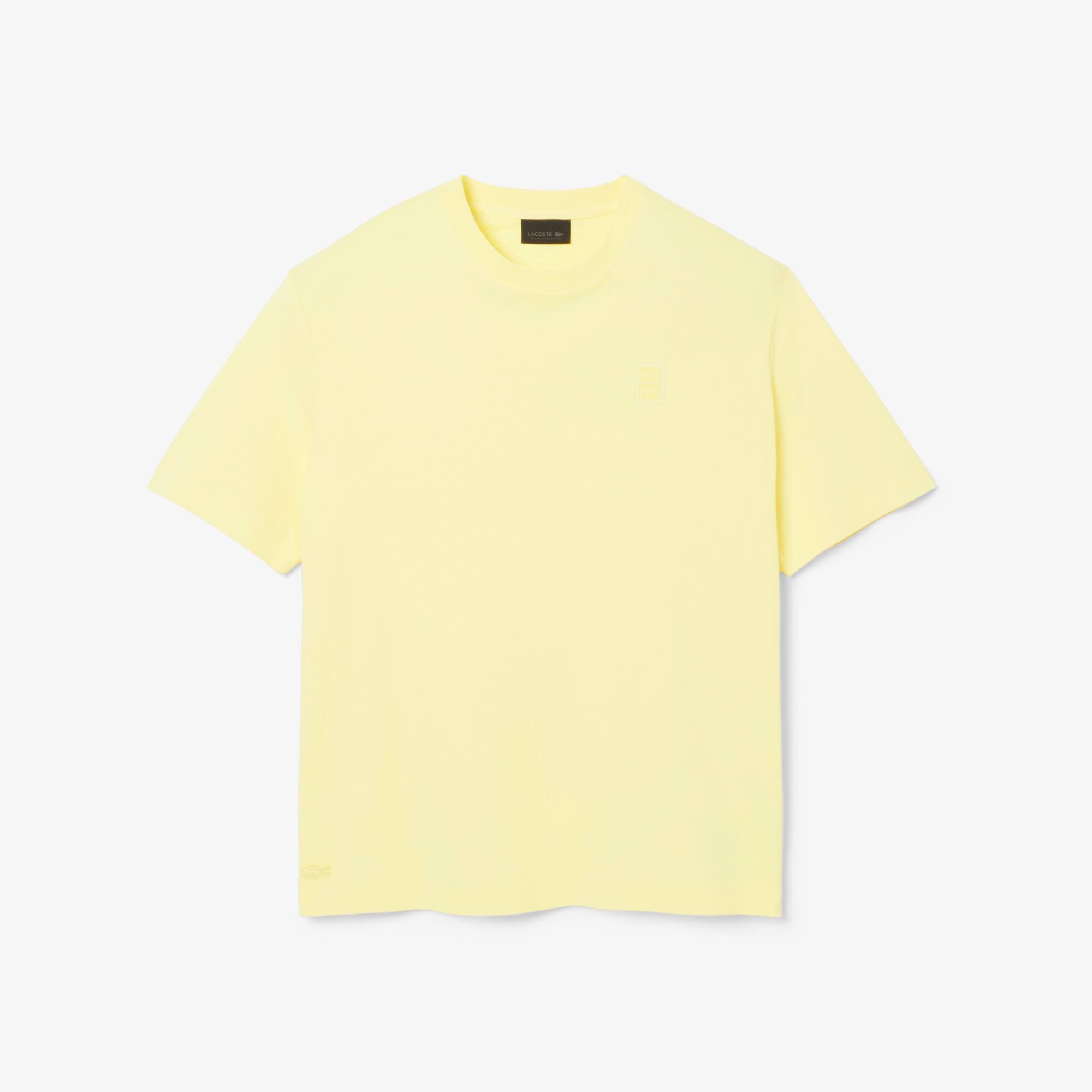 Tシャツ・カットソー LACOSTE Men T-shirt Yellow TH6709 Z6S LACOSTE T-shirt Uomo TH6709 Z6S Giallo – Stilato