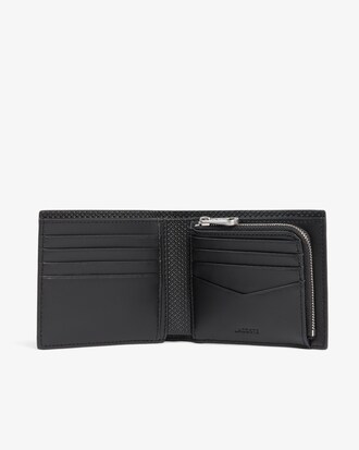 Chantaco Zipped Piqu&eacute; Leather Billfold