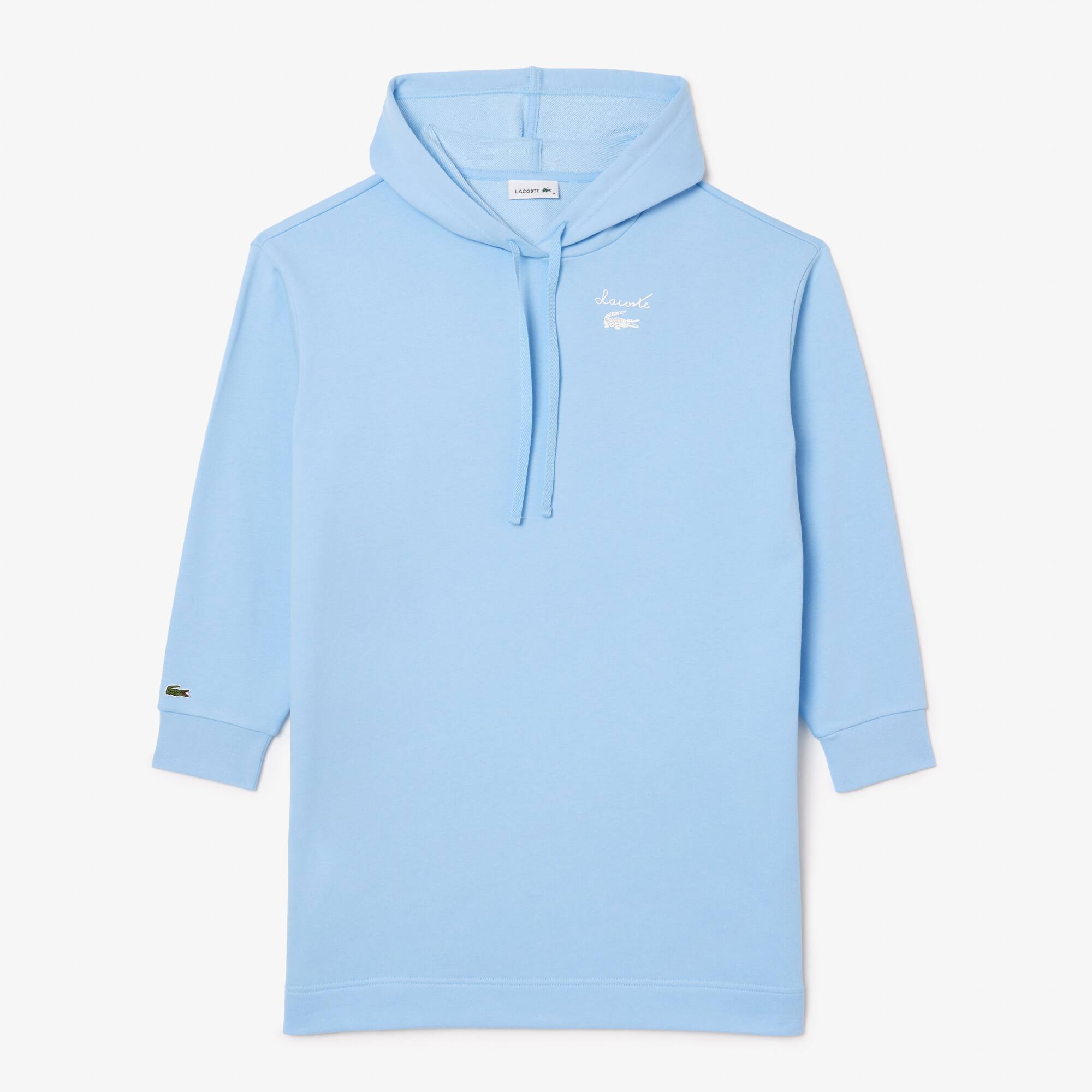 【LACOSTE】 ★ Graphic Point Sweat Dress ★ Over Fit LACOSTE】 ☆ Graphic Point Sweat Dress ☆ Over Fit