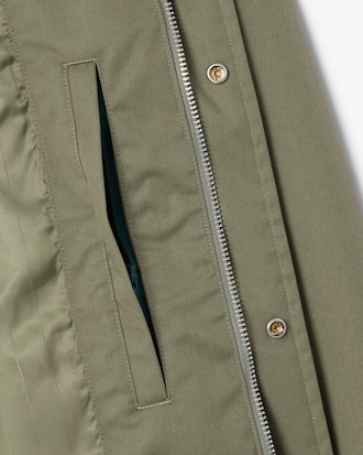 Water-Repellent Twill Harrington Jacket