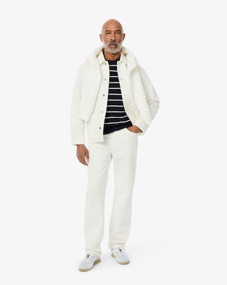 Striped Cotton Crew Neck Sweater