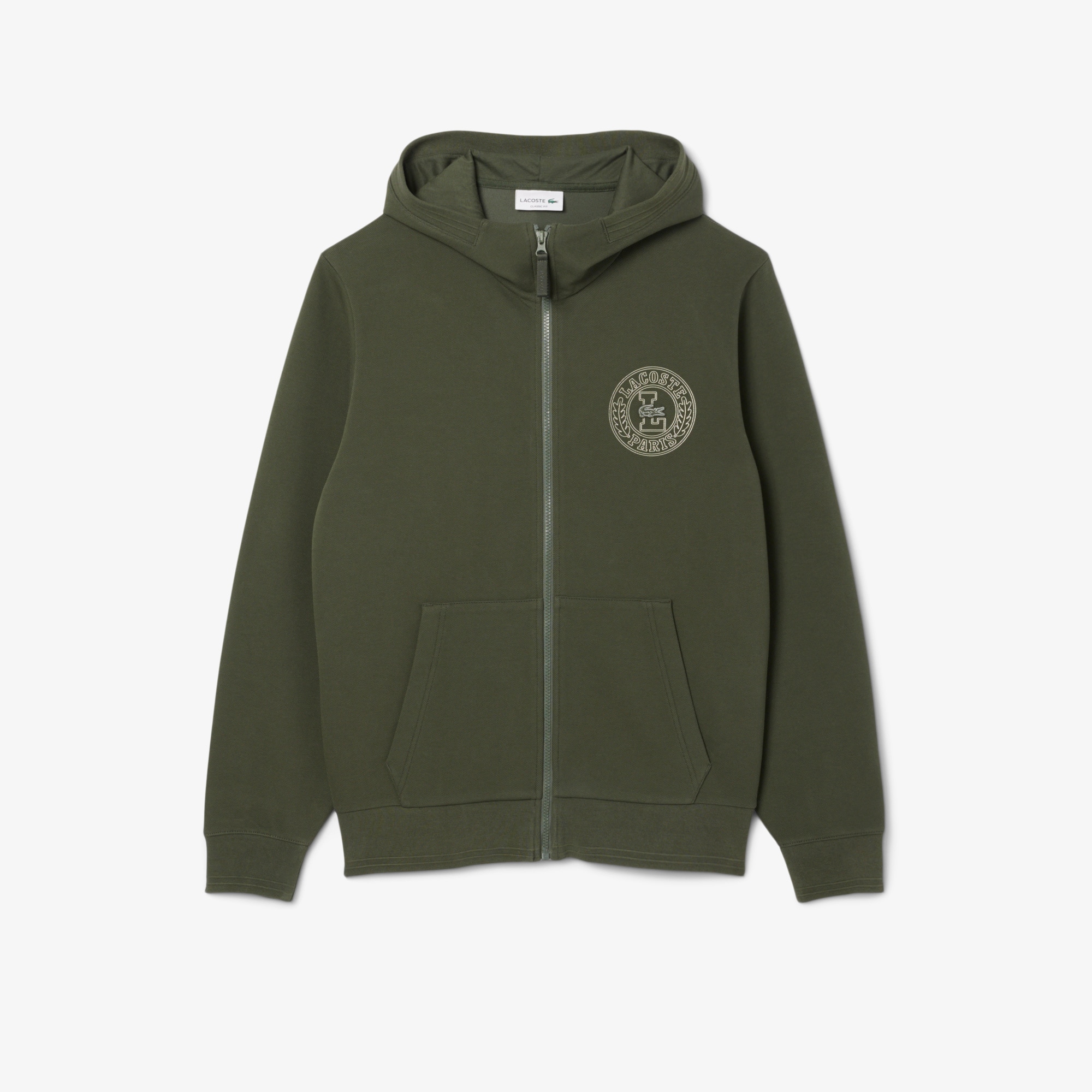 パーカー・フーディ LACOSTE SS25 ZIPPER HOODIE (SH9809 166) Women's Removable Sport Hoodie - Sweaters & Sweatshirts