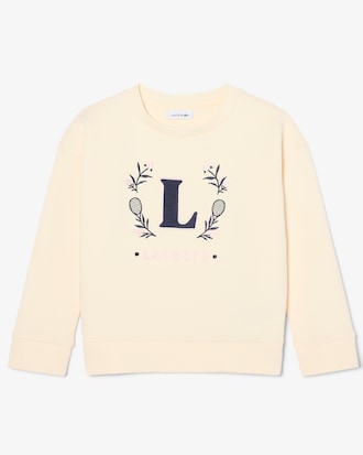 Embroidered Badge Neoprene Sweatshirt