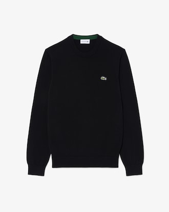 Monochrome Crew Neck Cotton Sweater