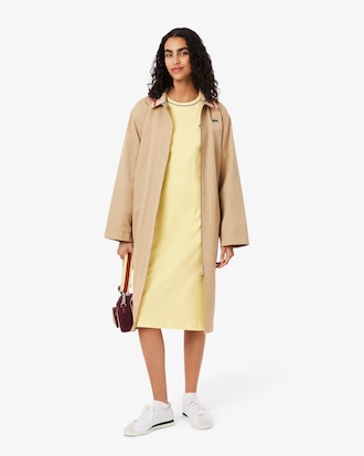 Trim Accent Jersey T-shirt Dress