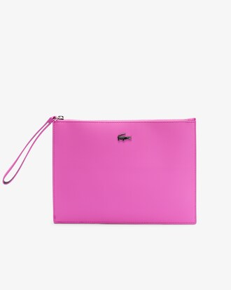 Anna Coated Piqué Canvas Pouch