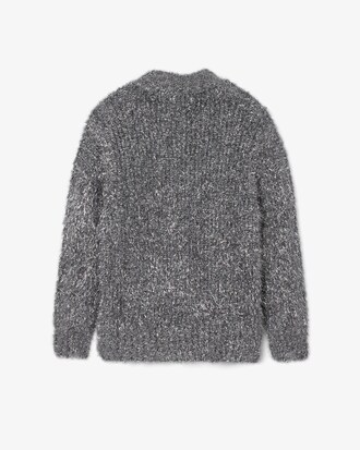 Runway Lurex Knit Cardigan