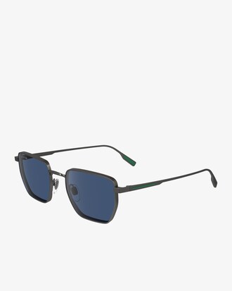 Retro Rectangle Metal Glasses