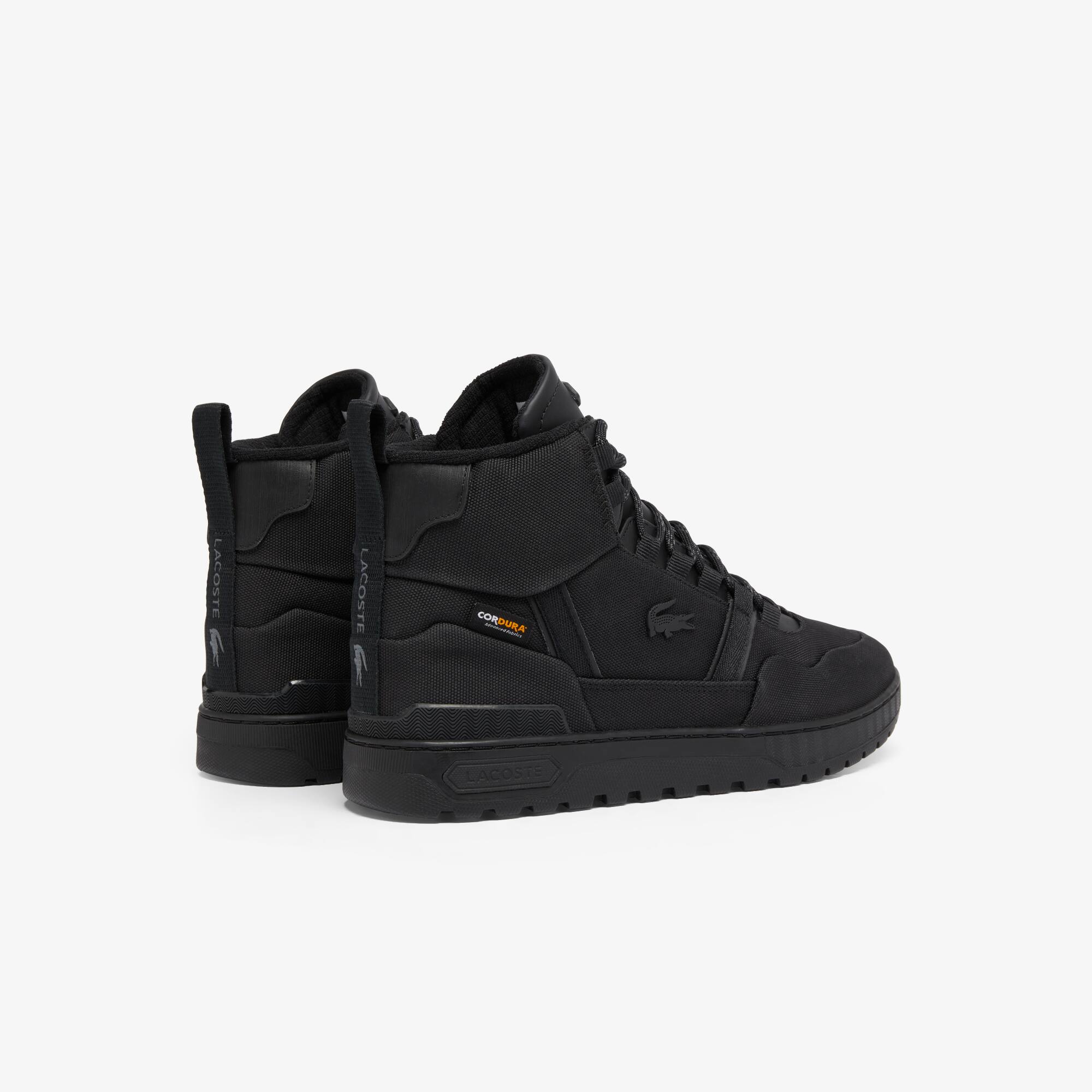 lacoste black high tops