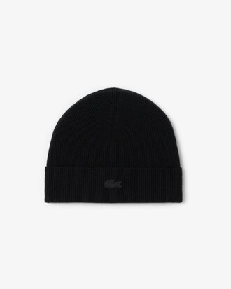 Ribbed Cuff Wool Beanie