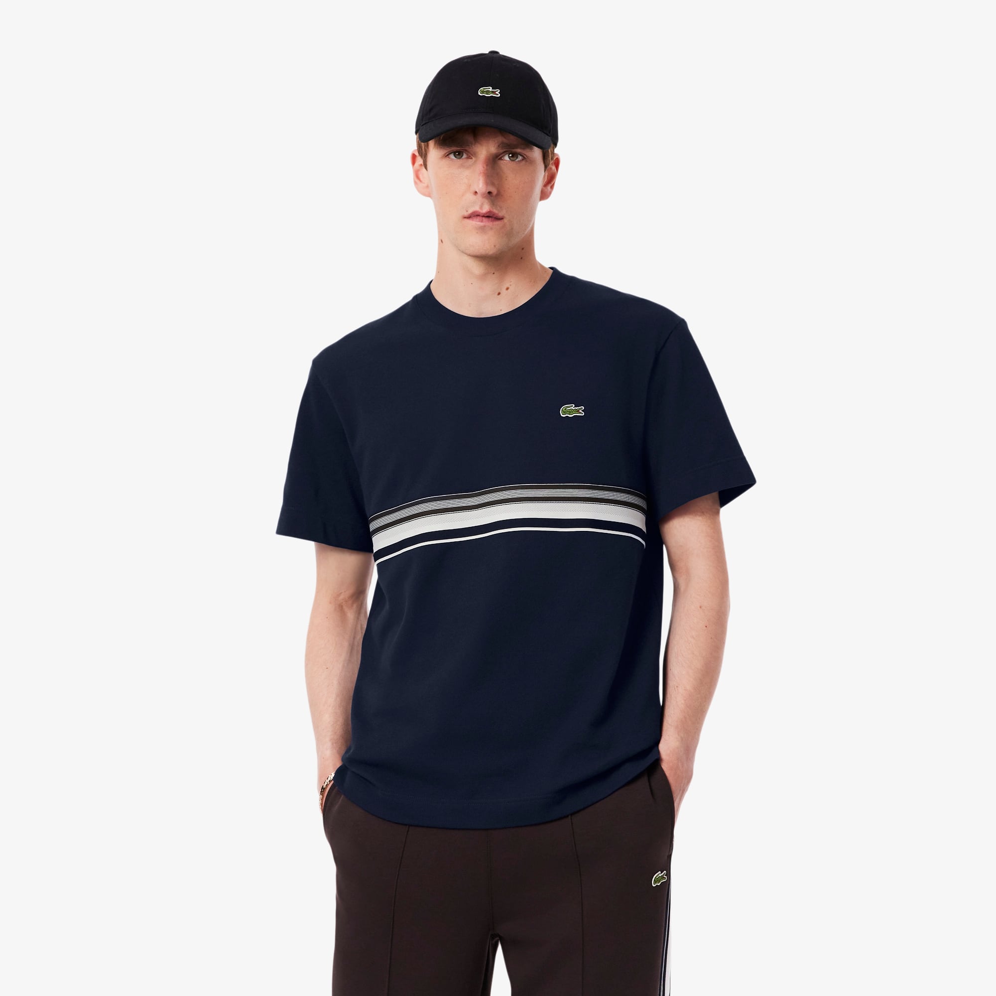 French Made Striped Band T-shirt - Men's t-shirts - New In 2026