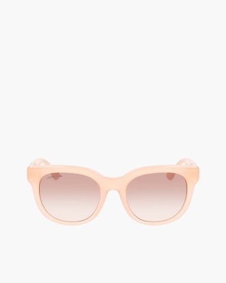 Croco Skin Oval Acetate Glasses