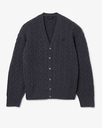 Runway Cashmere Cable Knit Cardigan