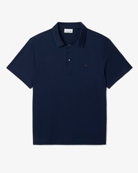Paris Classic Fit Open Neck Embroidered Polo Shirt