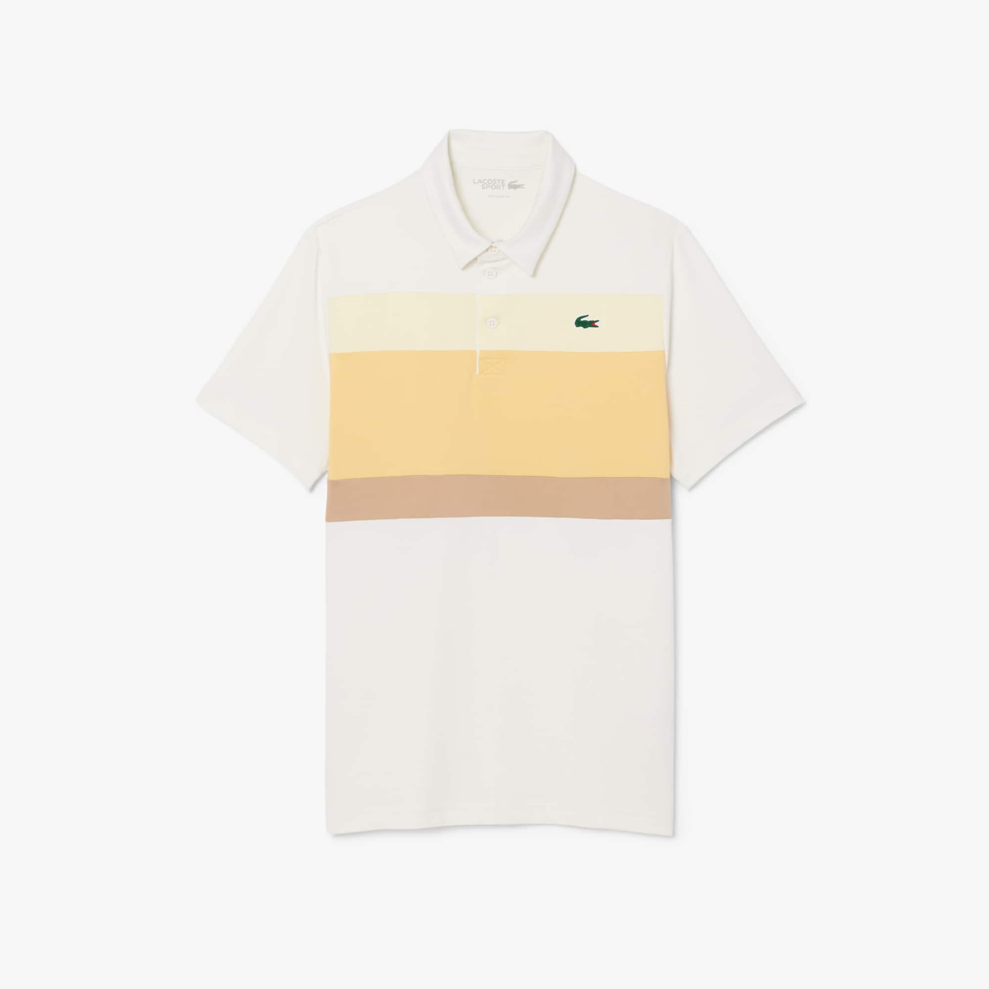 Ultra Dry Stretch Colour-Block Golf Polo Shirt - Men's Short