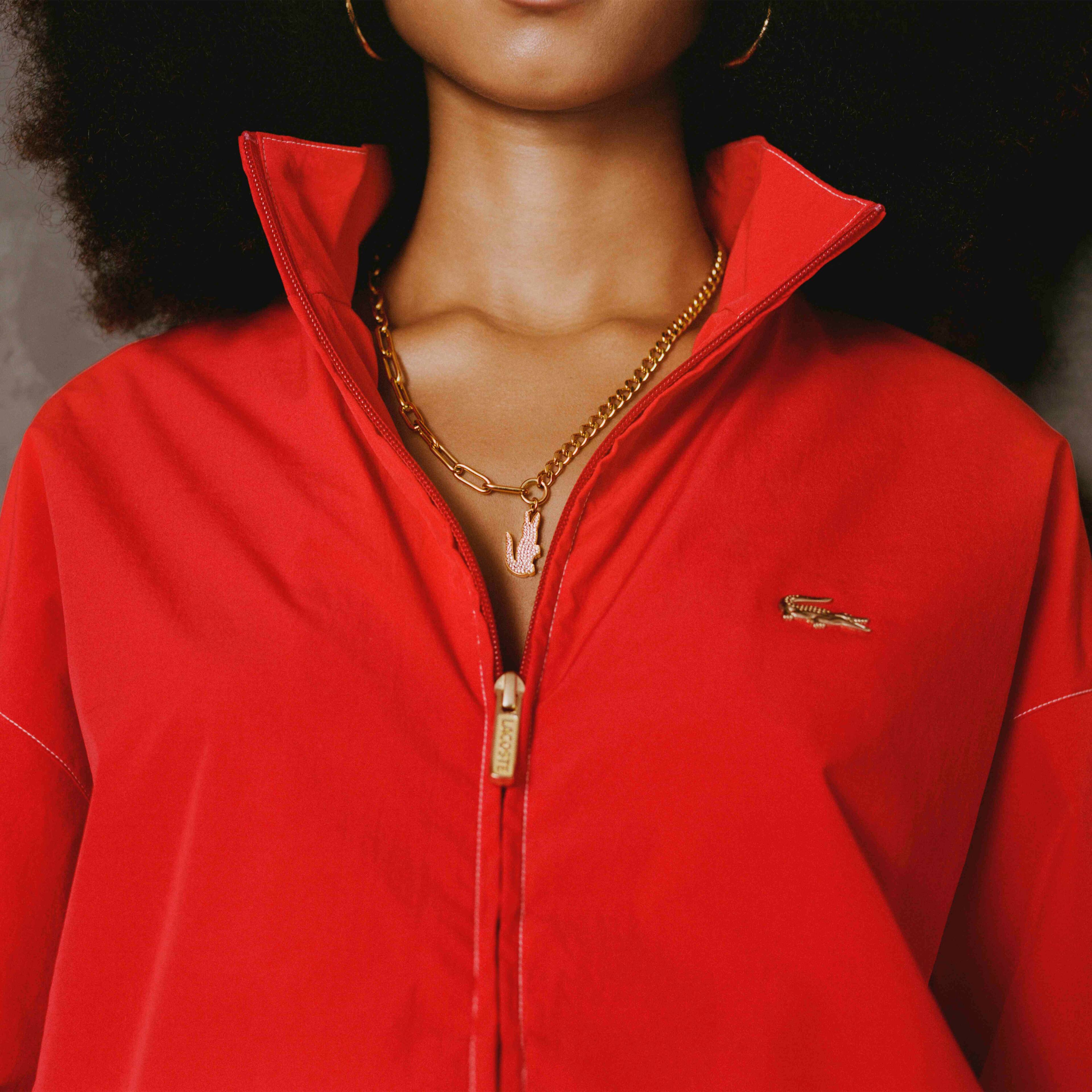 LACOSTE ネックレス 2040145 CROCODILE ACCESORY Lacoste Gold Tone Crocodile Necklace - Macy's