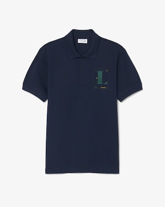 Classic Fit Printed Petit Piqu&eacute; Polo Shirt