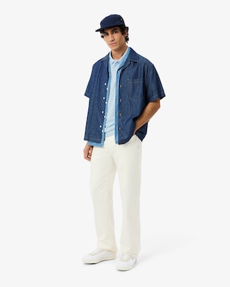 Regular Fit Cotton Blend Polo Shirt