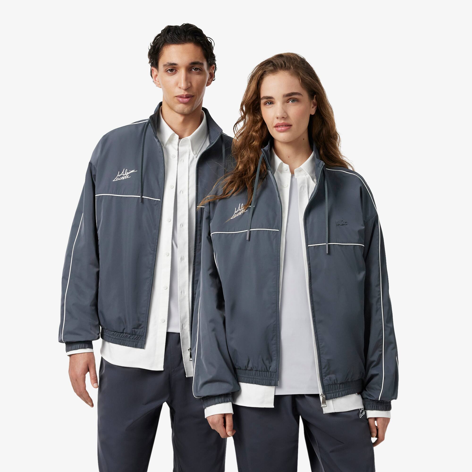 Lacoste x Alpine Water-Repellent Track Jacket - Men's Jackets