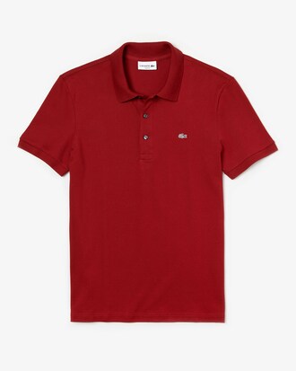 Slim Fit Stretch Mini Piqué Polo Shirt