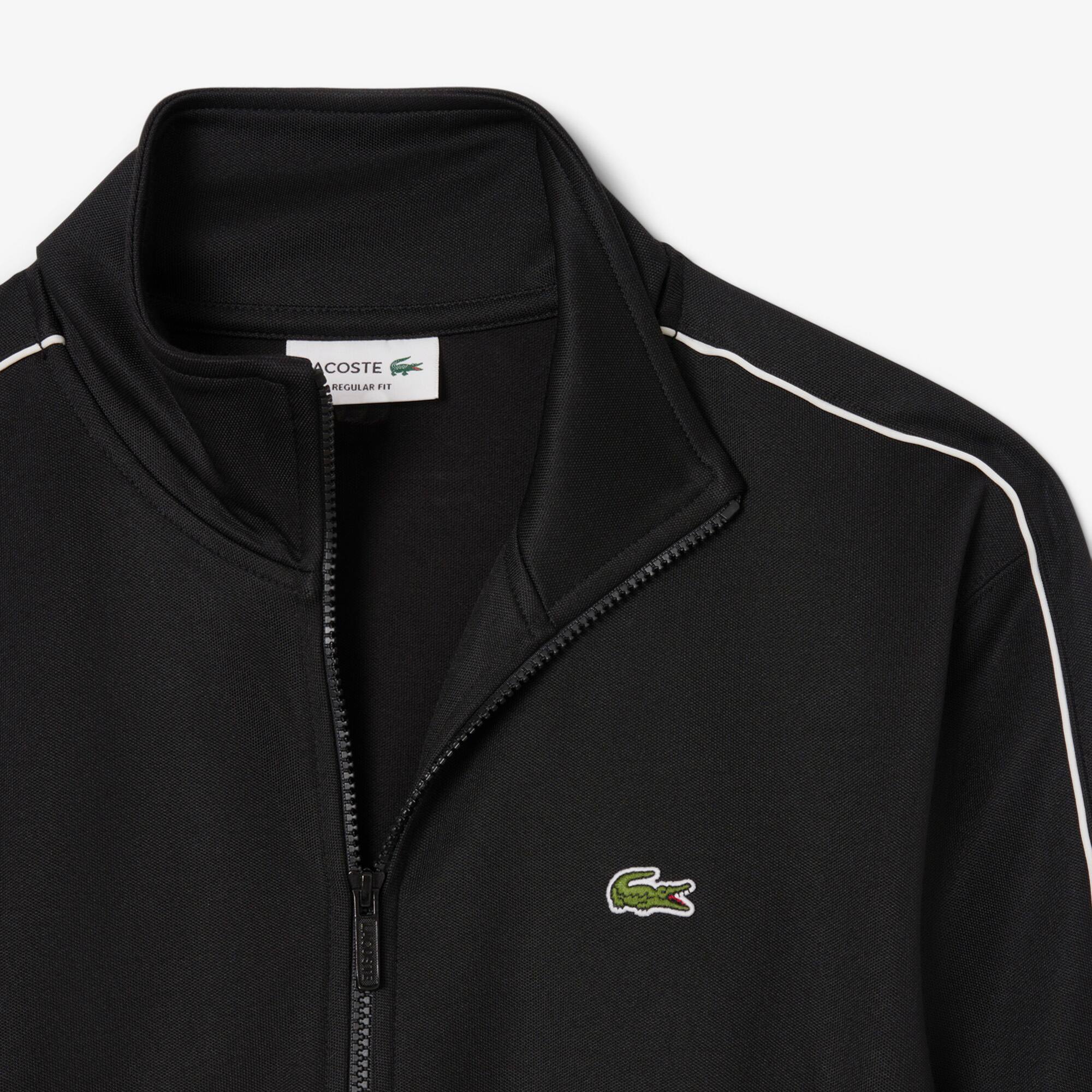 Paris Piqué Zip Front Track Jacket - Men's Sweatshirts - New In