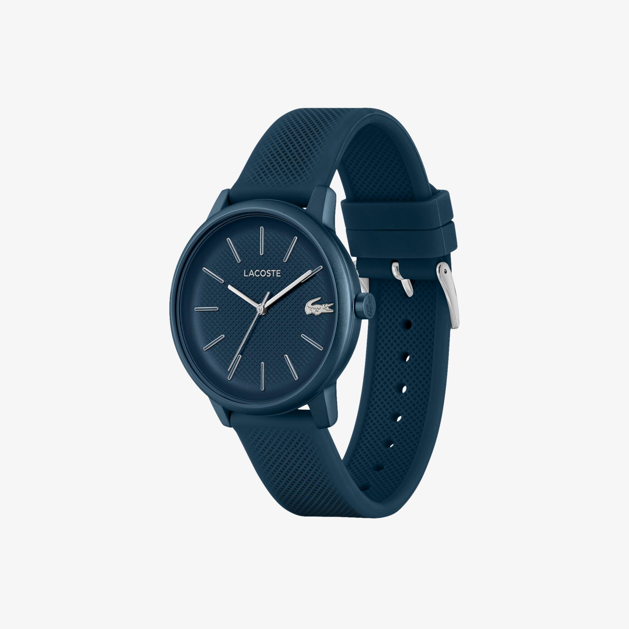 Lacoste.12.12 Move 3 Hands Watch Navy Silicone - Men's watches