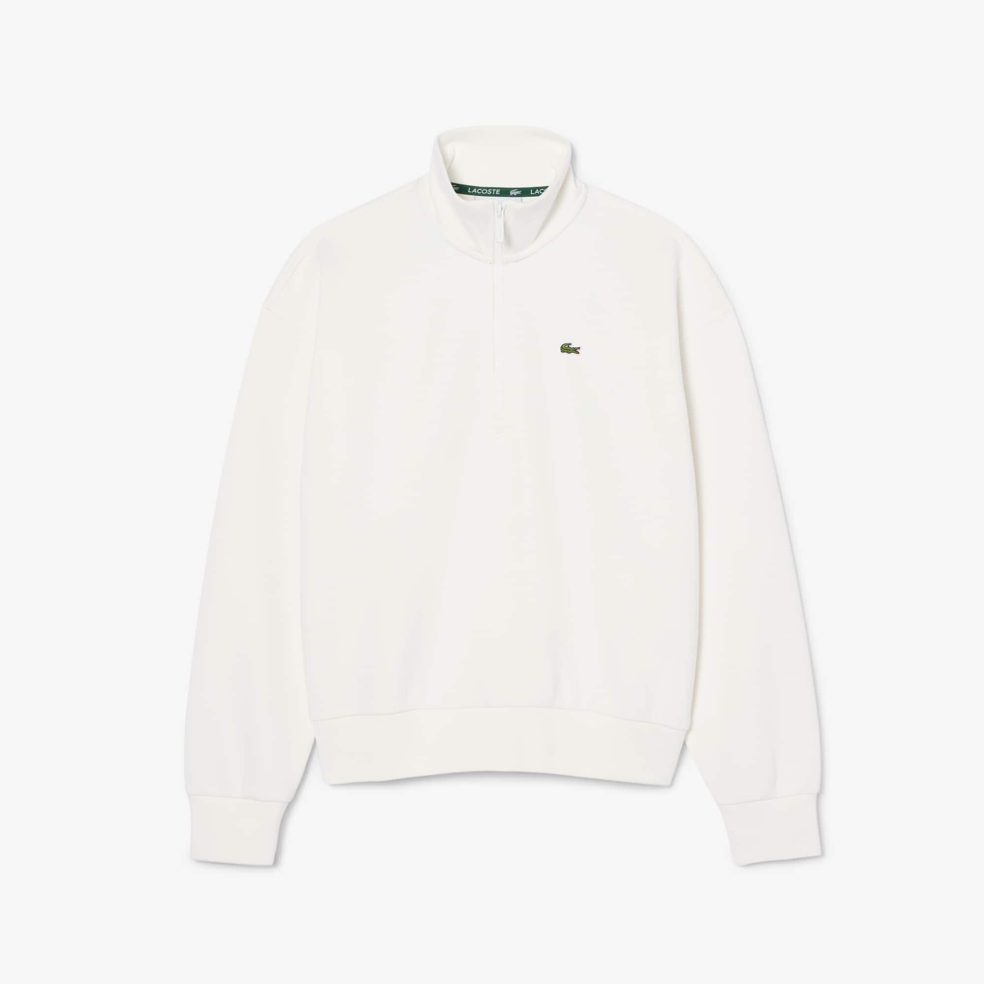 High Neck Zipped Piqué Sweatshirt - undefined - New In 2026 | Lacoste