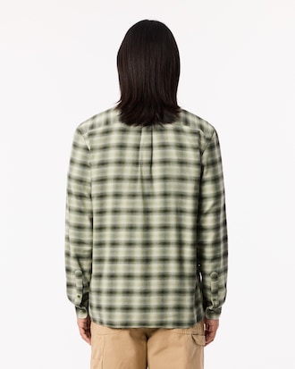Regular Fit Wool and Cotton Flannel Shirt