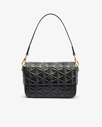 Maheki Embossed Leather Shoulder Bag