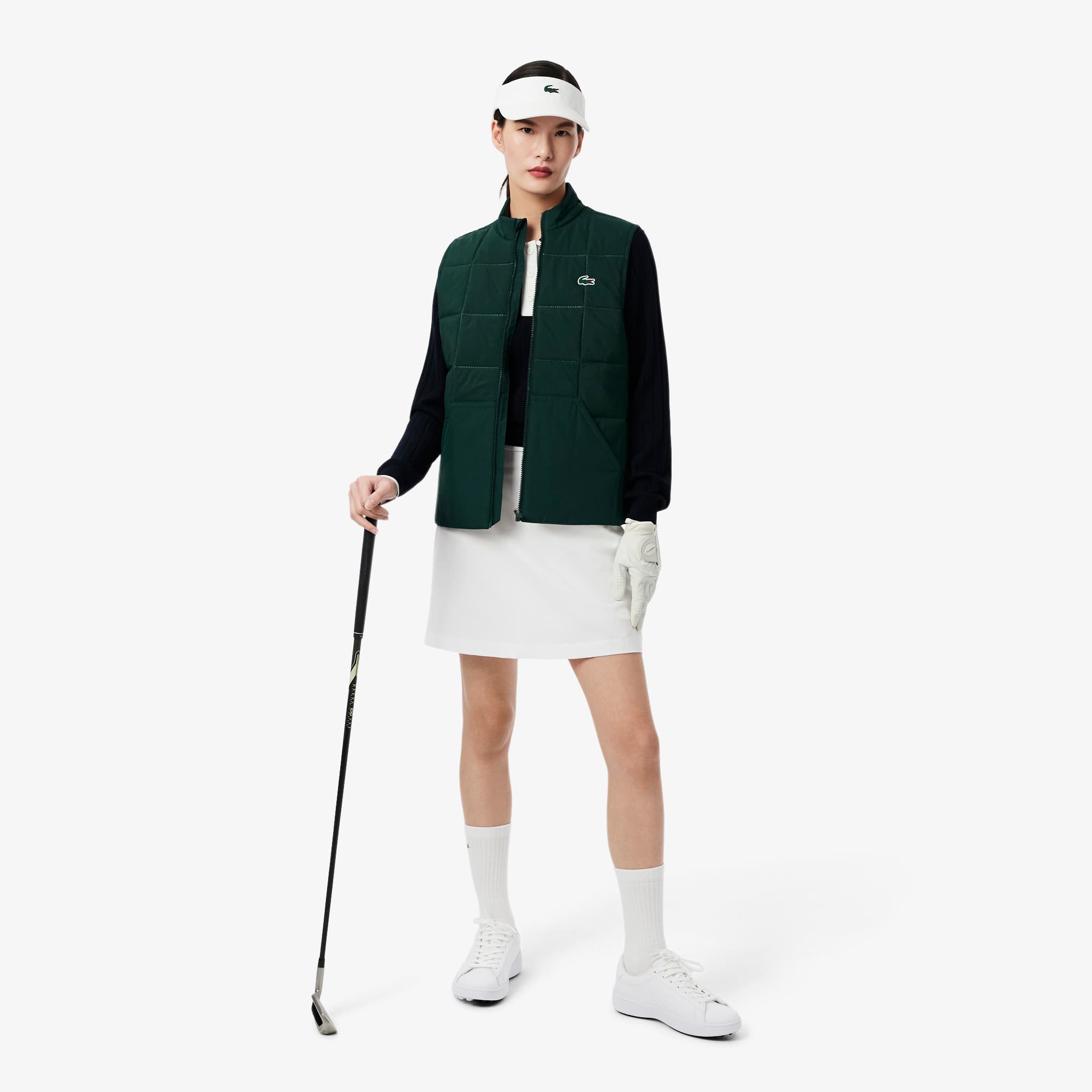 Lacoste ウルトラトライライニンクコルフスカト JF8571 423 Ultra Dry Golf Skirt with Liner - Women's dresses & skirts