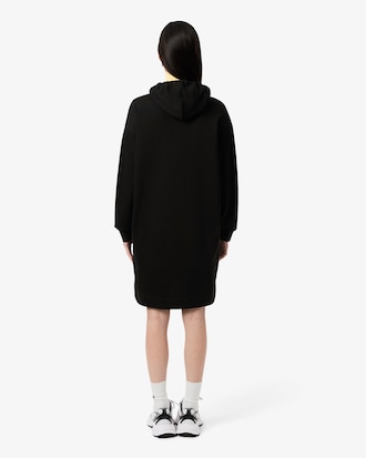 Oversized Fleece Sweatshirt Dress