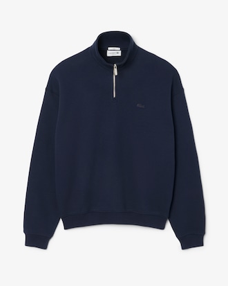 Heavy Fleece Zipper Neck Sweatshirt