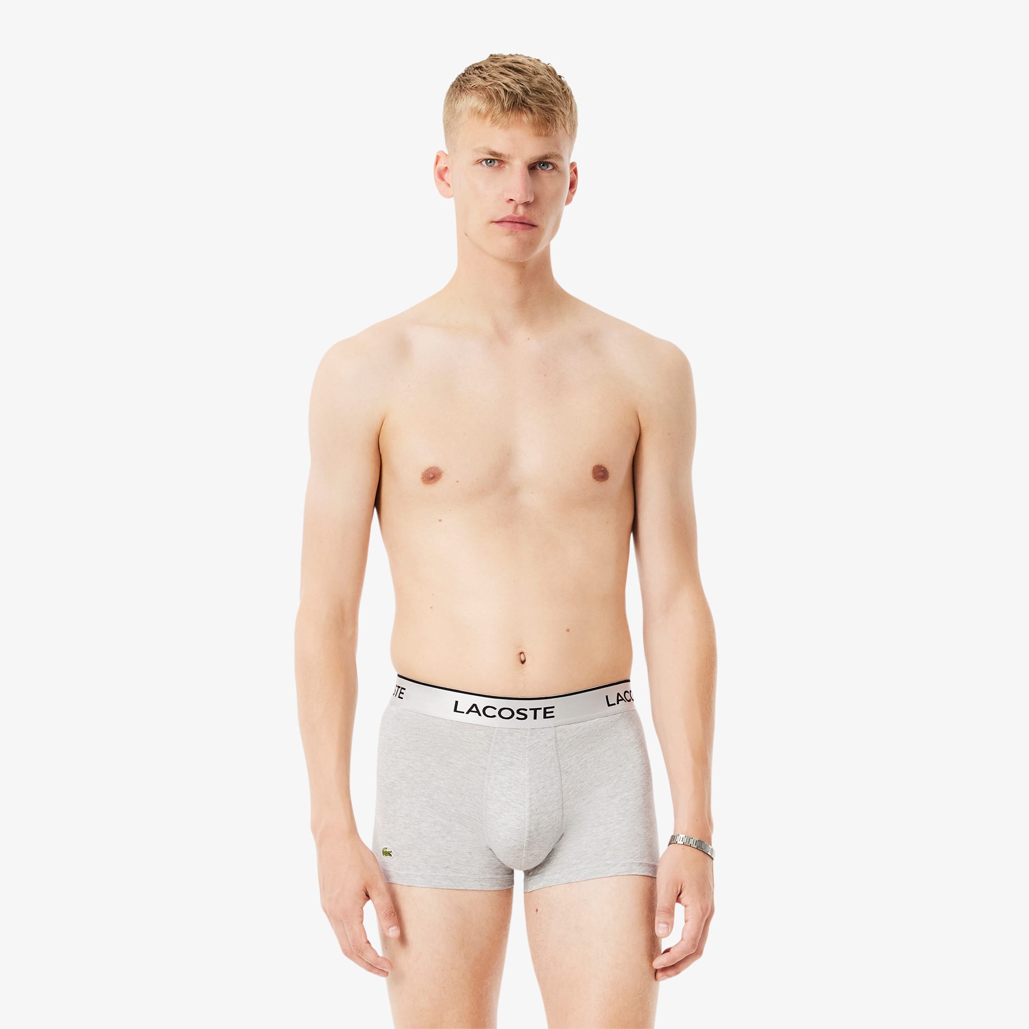 3-pack Silver Waist Short Trunks - Men's Underwear - New In 2026