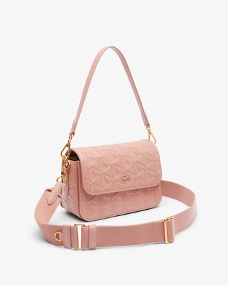 Maheki Embossed Leather Shoulder Bag