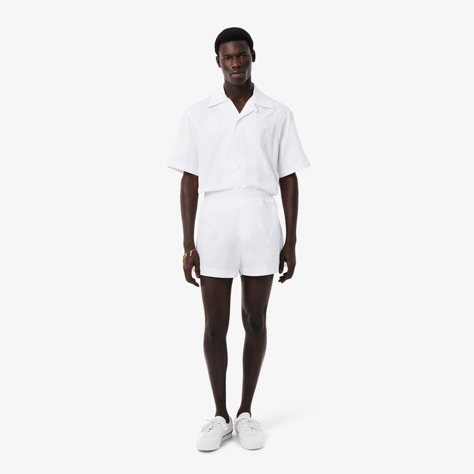 Lacoste ★ Basic Training Shorts Runway Lace Badge Shorts - Shorts - New In 2025 | Lacoste