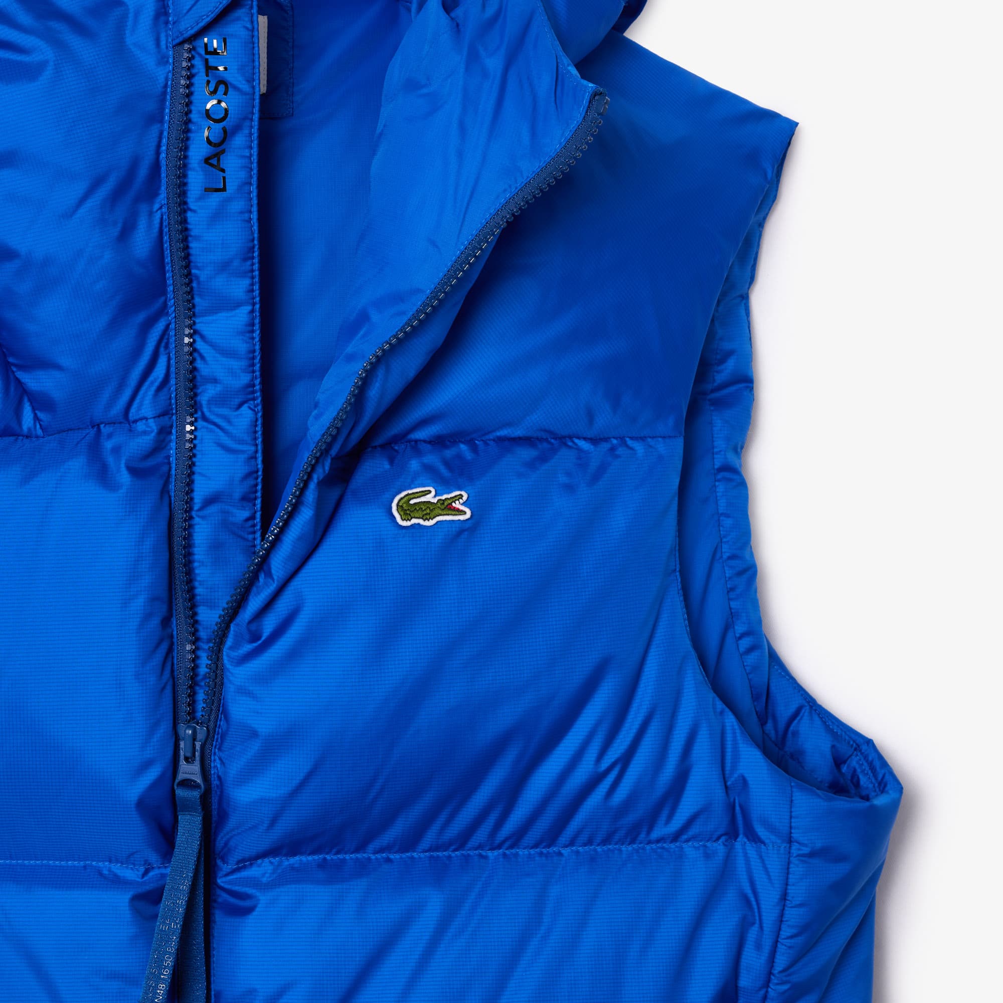 Water-Repellent Short Puffed Vest - Men's Jackets & Coats