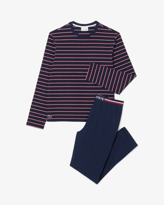 Striped Cotton Pyjama Set