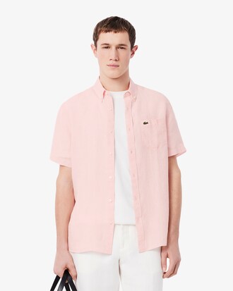 Short Sleeved Linen Shirt