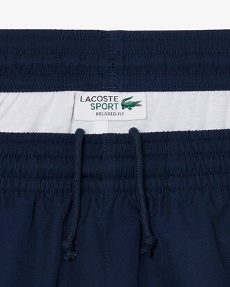 Lightweight Colour-Block Stripe Tennis Shorts