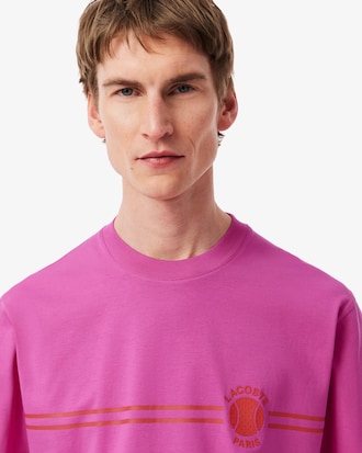 Printed Embroidered Cotton Jersey T-shirt