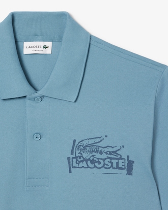 Classic Fit Printed L.12.12 Polo Shirt