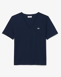 Relaxed Fit Soft Cotton V Neck T-shirt