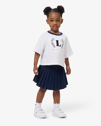 Pleated Skirt with Liner