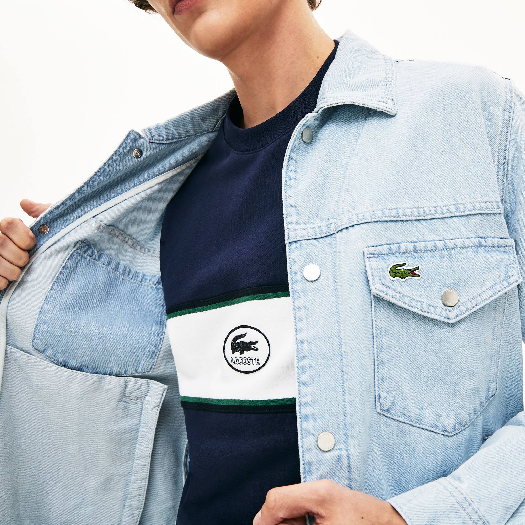 lacoste jean jacket