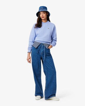 Relaxed Fit Fleece Crew Neck Sweatshirt