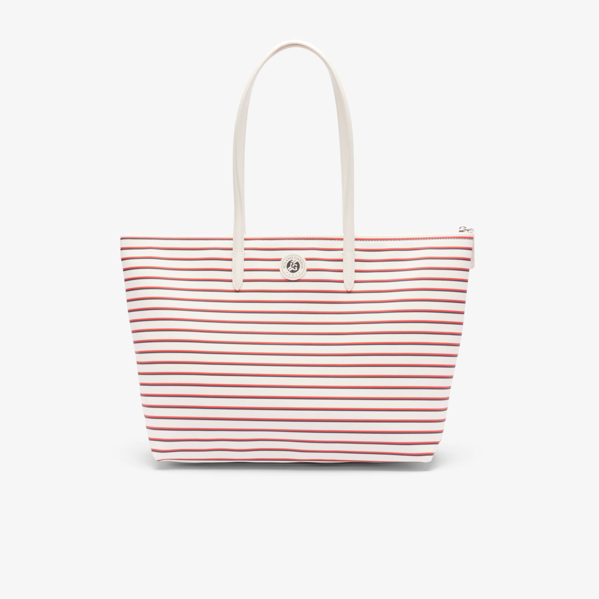 ★LACOSTE★ Women's Roland Garros Large Shopper Bag NF4945R5 Large Roland-Garros Edition Tote - All Women's Bags