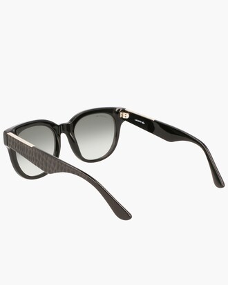 Croco Skin Oval Acetate Glasses