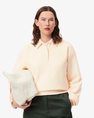 Polo Collar Sweatshirt