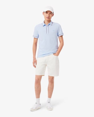 Regular Fit Paris Stretch Piqu&eacute; Polo Shirt